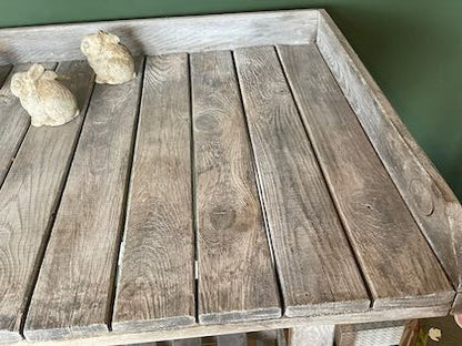 Vintage potting table, wooden Garden Green House furniture