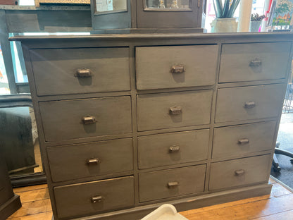 Antique 12 drawers storage unit